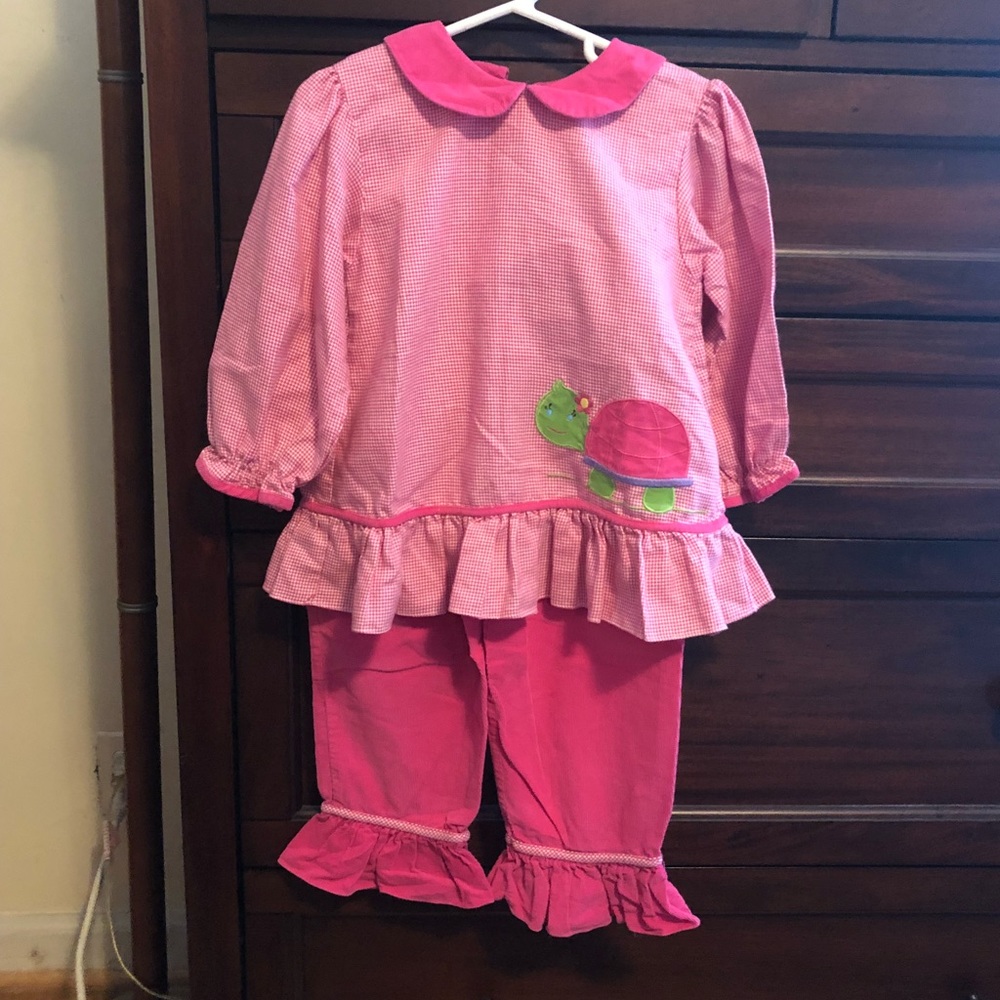 ZU Gingham shirt and pants set